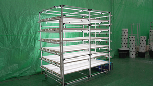 Lyine 6-2 thực phẩm cấp PVC thủy canh lúa mạch thức ăn gia súc hệ thống máy - Product Image 2