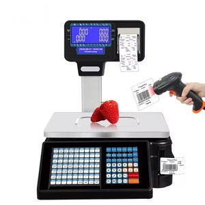Báscula de Caja Registradora Veidt con Impresión de Etiquetas de Código de Barras Electrónica, Báscula Electrónica Dual TM-A21 de 15.6 Pulgadas - Product Image 5