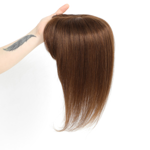 Topper per <span class=keywords><strong>Capelli</strong></span> da <span class=keywords><strong>Donna</strong></span> di Alta Qualità in <span class=keywords><strong>Capelli</strong></span> Umani Europei Vergini al 100% con Base in Seta per <span class=keywords><strong>Capelli</strong></span> Fini - Product Image 3