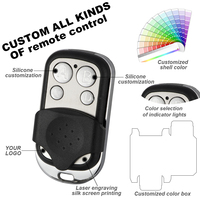 Control Remoto Universal para Puerta de Garaje de 433.92MHz, Llave de Clonación de 4 Botones para Abridor de Puerta Eléctrica, Duplicador de Llaves de Repuesto