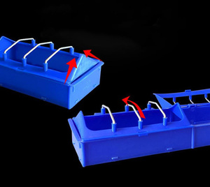 Nuove mangiatoie per pollame in plastica da 40cm per piccione <span class=keywords><strong>pappagallo</strong></span> e uccello distributore di cibo e acqua a doppio scopo - Product Image 3