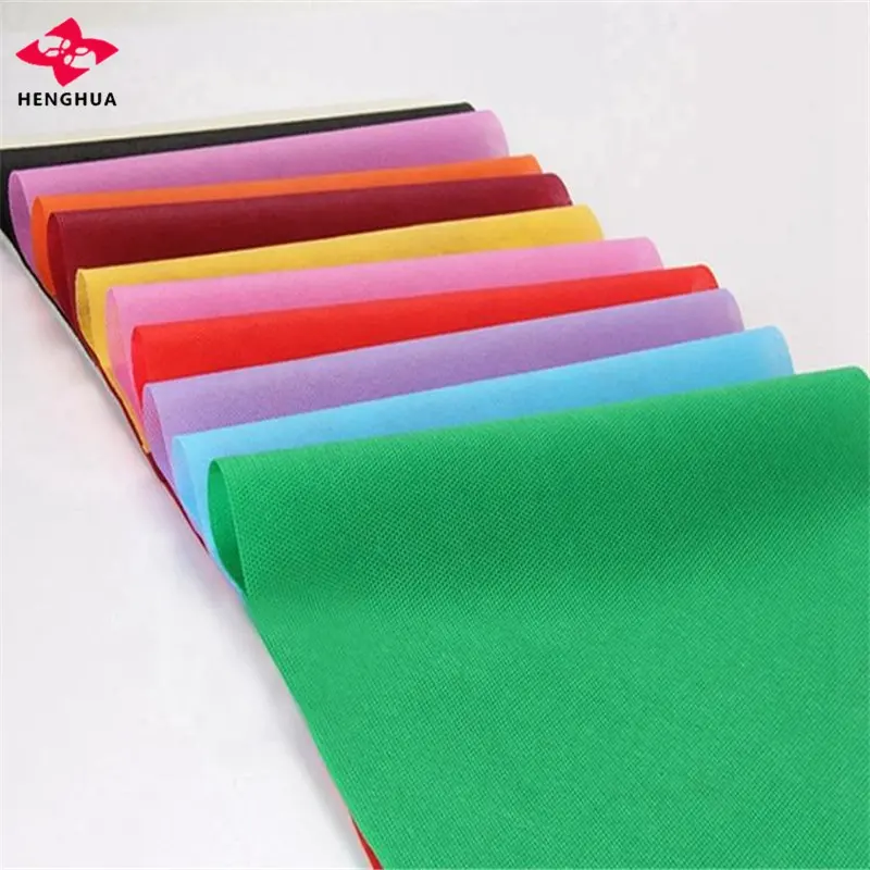 Henghua PP Nonwoven Fabric Flower Packing Cloth Fabric Roll Packing Gift Wrapping Paper Home Textile Polypropylene Fabric Roll