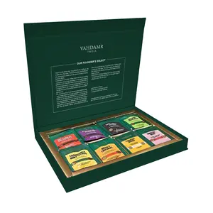 Custom Logo Luxury Empty Magnetic Teabag Tea Bag Paper Packaging Box For Tea Bag