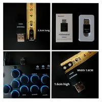 Activateur de jeu double joueur sans latence Plug and Play pour PS5 avec prise en charge USB Noir