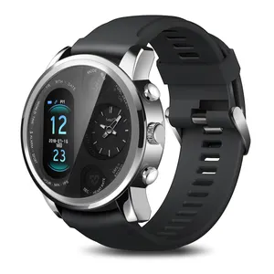 Business Smartwatch Men Dual Time Zone Display Heart Rate Monitor Fitness Tracker T3 Pro Smart Watch