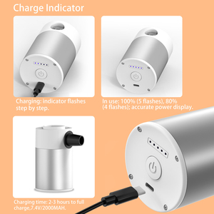 Portable Electric Air Pump 5Kpa,High Flow Inflator Deflator,Multifunctional Air Pump for Air Mattress <b>Pool</b> Floats Vacuum Storage - Product Image 5