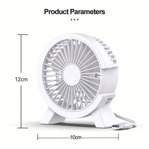 Factory Wholesale Custom Fans Portable <b>Mini</b> <b>Desk</b> Personalized USB Gift With Logo - Product Image 3