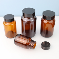 Bouteilles en verre ambré à large ouverture de 100cc, 200cc, 250cc, 300cc, 400cc, 500cc, 750cc, avec col 38-400, pour médicaments