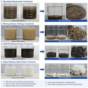 Poliacrilamida Aniónica (APAM) en Polvo de Alto Rendimiento Marca YUEDA, 99% de Pureza, <span class=keywords><strong>Peso</strong></span> <span class=keywords><strong>Molecular</strong></span> Medio, Densidad de Carga Media - Product Image 5