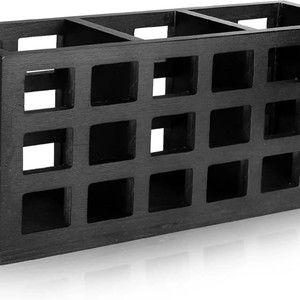 Wooden knife and fork <b>storage</b> <b>box</b>, party chopsticks and spoon <b>storage</b> <b>box</b>, rectangular <b>kitchen</b> cutlery <b>box</b>, restaurant tabletop - Product Image 5