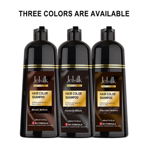 Shampoo Colorante Permanente Organico Premium OEM 3-in-1 in <span class=keywords><strong>Gel</strong></span>, con Olio di Argan Bianco, Vegano, al Ginseng, Senza Ammoniaca, per <span class=keywords><strong>Capelli</strong></span> Neri - Product Image 3