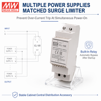 Limiteur de courant de démarrage alternatif simple série ICL-16 Mean Well 16A avec relais de bypass et protection thermique pour usage industriel