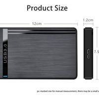 Bajeal Enclosure Esterno SATA per HDD/SSD 2.5 Pollici USB3.0 in Plastica ABS per PC Laptop Compatibile con Windows XP/Vista/7/8/10