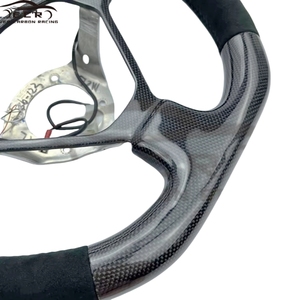 Volante de Fibra de Carbono LED Personalizado de Alta Calidad Ever-Carbon Racing ECR para <span class=keywords><strong>Ferrari</strong></span> 360 - Product Image 3