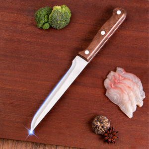 Couteau à désosser de 5 pouces en acier inoxydable, couteau de boucher tranchant pour viande, couteau de cuisine pour fileter le poisson, forgé pour couper, trancher <span class=keywords><strong>et</strong></span> éplucher - Product Image 3