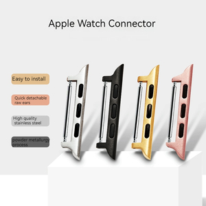 <span class=keywords><strong>Apple</strong></span> <span class=keywords><strong>Watch7</strong></span>/8 Connecteur pour tête de connexion de bracelet Acier inoxydable 316L 20mm/22mm Plusieurs couleurs - Product Image 2