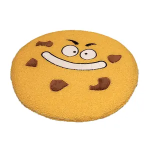 2023 autumn new memory foam cartoon cookie cushion long sitting not tired fart cushion non-slip thick chair