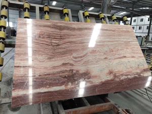 Lastra di Marmo Rosso Multicolore con Venature Bianche, Grigie e Verdi, per Pareti Decorative e Pavimenti di Lusso - Product Image 2