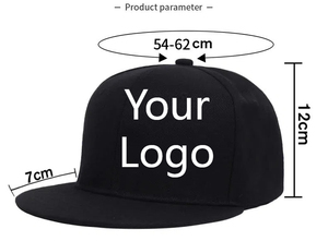 Gorra de béisbol personalizable de aleros planos Hip Hop, gorra de sombra de placa ligera para hombres y mujeres, gorras deportivas de algodón informales de Color sólido, Unisex <span class=keywords><strong>JH</strong></span> - Product Image 2