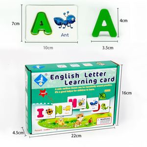 Cartone animato giocattolo educativo di apprendimento precoce lettere magnetiche gioco per bambini che imparano parole di vista <span class=keywords><strong>inglese</strong></span> che scrivono puzzle di plastica - Product Image 4