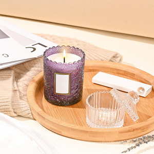 Color Relief Aromatherapy <b>Candle</b> <b>Holder</b> Household Indoor Fragrance <b>Candle</b> <b>Glass</b> with Lid sealed <b>Candle</b> Jar Wholesale - Product Image 3