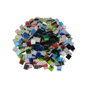 mosaic pieces art handmade patch material translucent stained glass craft making materials decorative art