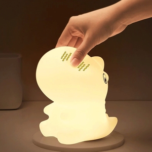 Lámpara de Noche LED Eléctrica para Dormitorio, Diseño de <span class=keywords><strong>Dinosaurio</strong></span>, Pequeña, Única, Cálida, Blanca, Portátil, para Mesita de Noche, Niños, USB, Juguetes, Regalo Novedoso - Product Image 6