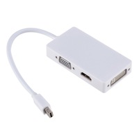Adaptateur Mini Dp Displayport vers Dvi Vga Hdtv 3 en 1 Hub 1080p convertisseur vidéo pour Imac Apple Macbook Pro Air