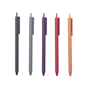 ปากกาเจลพลาสติกหมึกสีดำขนาด0.5มม. สำหรับสำนักงานและโรงเรียนปากกาของขวัญสั่งทำได้อย่างรวดเร็ว - Product Image 1