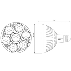 ETL Được Phê Duyệt Thay Đổi Độ Sáng Màu Hồng Cải Cách Hành Chính 38 Đèn <span class=keywords><strong>E27</strong></span> Đồ Trang Sức Đèn 55W <span class=keywords><strong>Par38</strong></span> <span class=keywords><strong>Led</strong></span> Bóng Đèn - Product Image 4