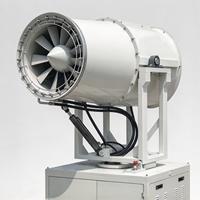 Canon à brouillard anti-poussière robuste de 50 m monté sur camion avec large couverture pour le contrôle de la poussière sur les sites miniers