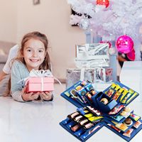 Boîte cadeau créative en papier écologique imprimé à 5 couches, boîte surprise à ruban gros-grain pour anniversaires