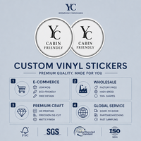 Etiquetas de PVC Premium Personalizadas 4x6, Pegatinas Personalizadas de Fábrica al por Mayor, Estándares de Calidad Internacionales, Crecimiento Empresarial Global