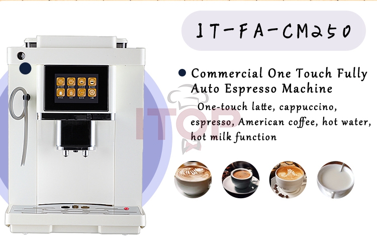 Máquina Para Hacer Café Completamente Automática, Cafetera Inteligente  Multifunción, Cafetera Espresso Profesional IT-FA-CM250