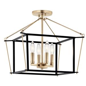 Chrome Sphere Frame Candle-Style Modern Classic Semi-Pendant <b>Chandelier</b> | Stylish <b>Lighting</b> for Hotel Dining Room & Feature Area - Product Image 5