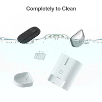 Distributeur automatique de nourriture pour animaux de compagnie Elecpet 3L, rechargeable, avec minuterie, bol en acier inoxydable solide et plastique, contrôle par application WiFi Tuya pour chats et chiens