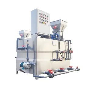 PAM automatic dosing system manufacturer integrated stainless steel dosing equipment dry powder dosing device