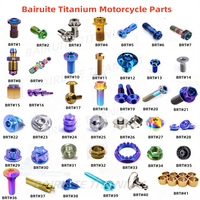Boulons à tête cylindrique en alliage de titane de grade 5 (M6, M8, M10) pour motos modifiées – Vente chaude