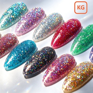 Gel de Uñas Holográfico Arcoíris al por Mayor con Purpurina, Lentejuelas Láser, Efecto Camaleón, Brillo Intenso, Removible con UV LED, Para Salón, Fiesta, DIY - Product Image 1
