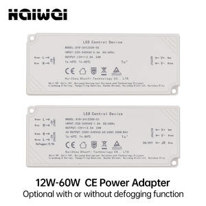 Fonte de Alimentação LED SAA Silm 12V 24W/36W/48W/60W com Interruptor Dimmer Touch Compatível para Uso Industrial Saída 1A/2A/5A - Product Image 1