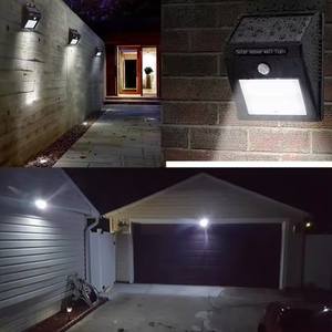 Drahtlose <span class=keywords><strong>Solar</strong></span>-Außenwand leuchte mit bewegungs aktiviertem Nachtlicht mit regens icherer Garten-Sicherheits leuchte - Product Image 4