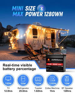 カスタマイズされた12Vlifepo4ソーラーキャンプカーバッテリーRVキャンプカーモーターホームキャラバンバッテリー - Product Image 4