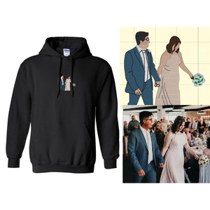 <span class=keywords><strong>Sweat</strong></span> à <span class=keywords><strong>capuche</strong></span> brodé de photos de taille américaine pour homme <span class=keywords><strong>Sweat</strong></span> à <span class=keywords><strong>capuche</strong></span> pour <span class=keywords><strong>couple</strong></span> de la Saint-Valentin - Product Image 2