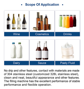 Fusión 6 cabeza bomba de diafragma transportador Soda agua jugo cerveza aceite de cocina 100-1000ml embotellado líquido máquina de llenado automático - Product Image 3