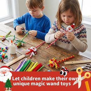 All-Purpose <b>Magic</b> Wand Workshop Pipe Cleaner Craft <b>Kit</b>-Modern Design Polyester Material for Christmas New Year Birthdays More - Product Image 6