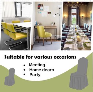 Housse de chaise plissée en spandex pour banquets de mariage en hôtel, vente en gros - Product Image 5
