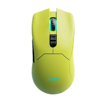 Souris de jeu ergonomique filaire légère, interface USB 6 pouces, RGB large gamme 6400 dpi, molette de défilement quatre directions, suivi laser