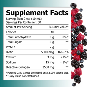 <b>Supplement</b> Manufacturer Collagen Biotin Oral Liquid Support Radiant Skin Beauty Drink Support Inner Body Health Collagen Liquid - Product Image 2