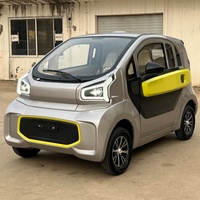 Mini Coche Eléctrico de Lujo con Arranque de un Clic, Baja Velocidad, 1500W, 2 Puertas, Puertas Eléctricas, Vehículo de Nueva Energía para Adultos, Ideal para Turismo Panorámico