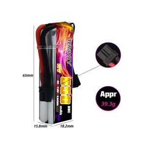 Verbesserte TERANTY 650mAh 2S 7,6 V 60/120C HV Lipo-Batterie Indoor-Verkehrs flugzeug Modell UAV Tinyhawk FPV-Renn batterie - Product Image 5
